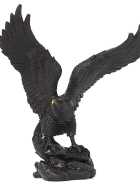 铜老鹰大鹏展翅摆件客厅办公室桌装饰大展宏图鸿图开业礼品送领导