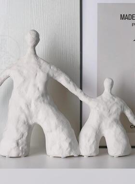 。Nordic figure sculpture decoration  study home decoration
