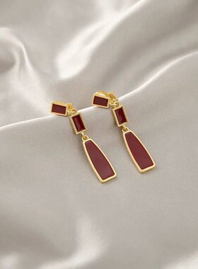 Stylishly Luxurious Korean Clip Earring Puck Vintage for Ele