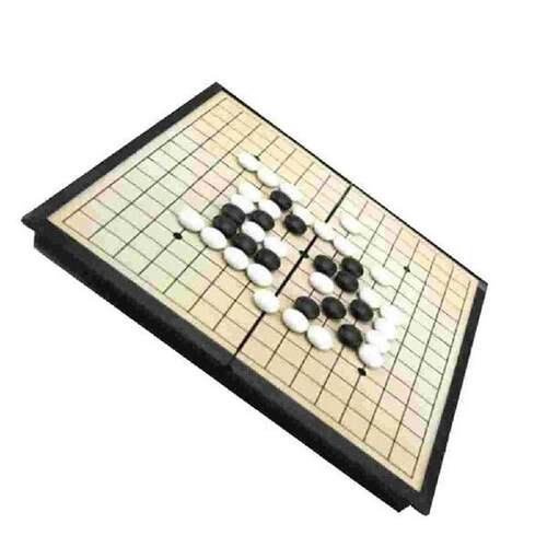 1 Set Foldable Funny Reversal Chess Black White Gobang - 图0