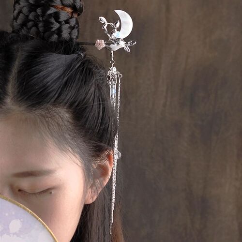 Chinese Hanfu Hair Accessories Hairpins For Women Flower Pea - 图2