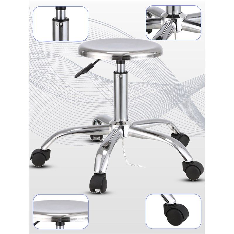 不锈钢实验室圆凳可升降旋转手术室工作凳工厂车间防静电,淘宝优惠券,粉丝福利购,淘宝优惠卷