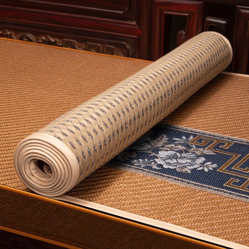 中式家用防滑藤席垫罩巾夏季冰藤沙发巾红木沙发凉席坐垫可,淘宝优惠券,粉丝福利购,淘宝优惠卷