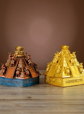 铜财象高升摆件象摆件吉祥如意招客厅店铺办公室书桌开业财礼品