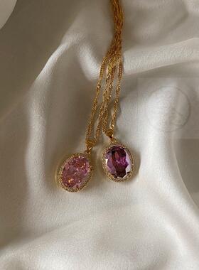 。Popular accessories: minority brass geometric Round Diamon