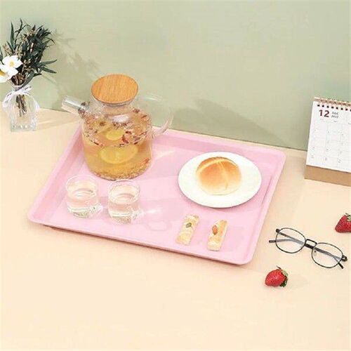 Dessert Snacks Tray Anti-slip Fruit Cookies Tray Reusable - 图0