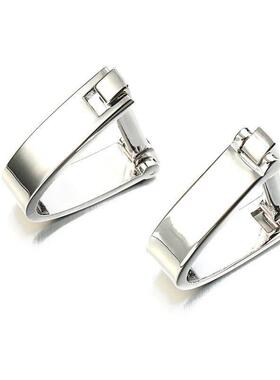 High Quality Stainless Steel Polished Cufflinks New Fashion