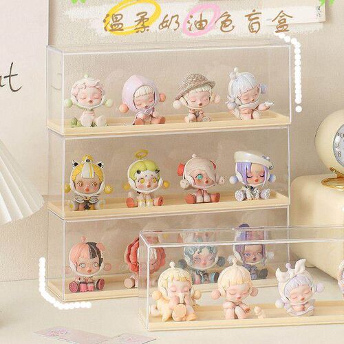 Acrylic display box for blind box figurines, compatible with - 图0