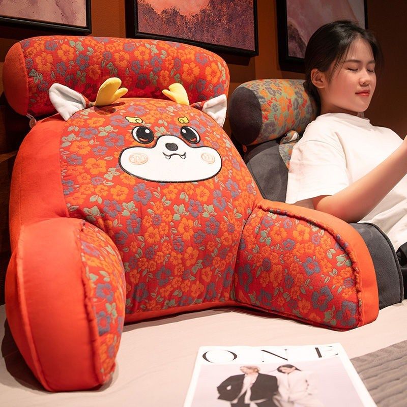 。三层纱床头靠垫软包座椅护腰靠枕大靠背沙发抱枕床上看书孕妇枕,淘宝优惠券,粉丝福利购,淘宝优惠卷