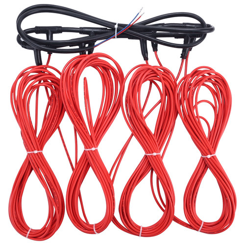 电地暖碳纤维发热线发热电缆石墨烯地暖安装地热系统家用全套设备 - 图3