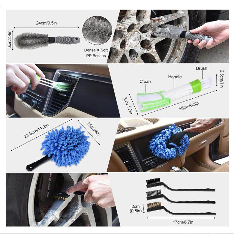 厂家直销洗车清洁刷19件套电钻刷头清洁刷轮胎清洁刷车内洗车刷,淘宝优惠券,粉丝福利购,淘宝优惠卷
