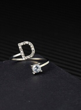 Creative A-Z Alphabet 26 Letter Rings Personlity Initial Nam