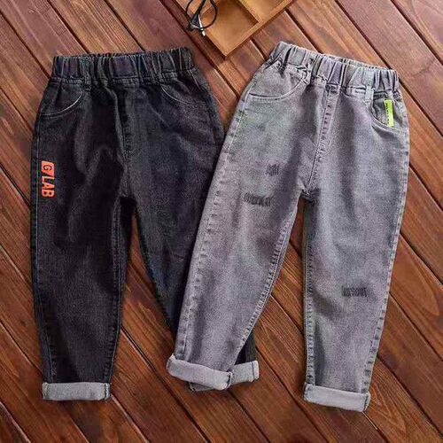 Kids Boy Jeans Fall Spring Children Denim Trousers Baby Boys - 图2