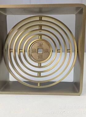 黄摆铜H001地浑天仪玄关式摆件地球天干支仪桌面浑天仪件时辰中摆