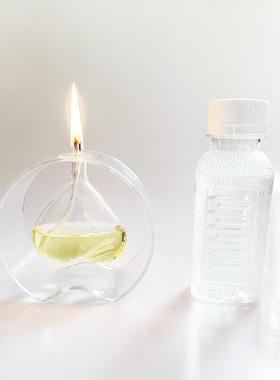 创意油灯户外露营小油灯餐厅酒吧特色玻璃家居浪漫气氛烛光慢生活