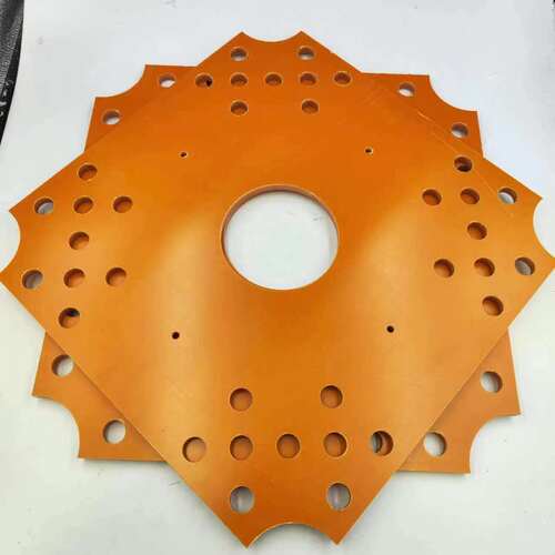橘红色电木板 胶木板绝缘板加工治具夹具雕刻机 材料加工来图定制 - 图2