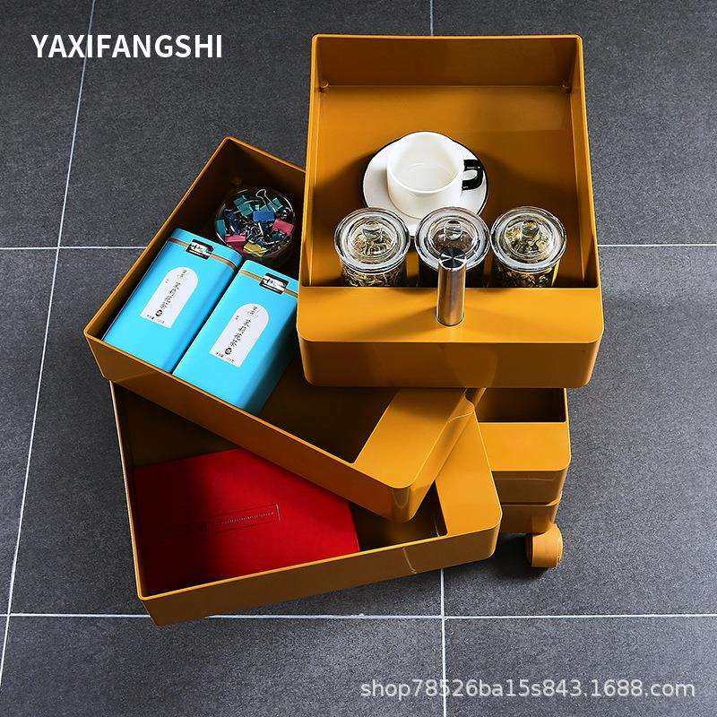 北欧书架置物架移动客厅创意落地单个书柜卧室简易收纳储物小柜子,淘宝优惠券,粉丝福利购,淘宝优惠卷