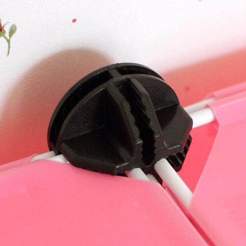 Plastic wardrobe snap fasteners, simple resin assembly shoe - 图0