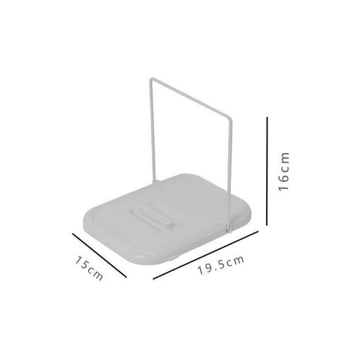 Foldable Kitchen Counter Pot Lid Rack, Multifunctional Stand - 图3
