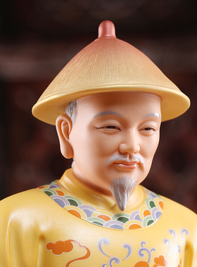 戴玉堂四大家族胡三太爷黄三太爷常家太爷蟒家太奶像神像陶瓷摆件
