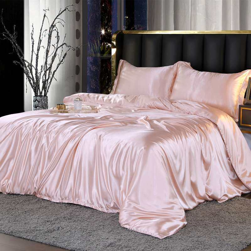 I9EK轻奢22姆米真丝四件套双面裸睡桑蚕丝丝绸被套纯色冰丝床单床,淘宝优惠券,粉丝福利购,淘宝优惠卷