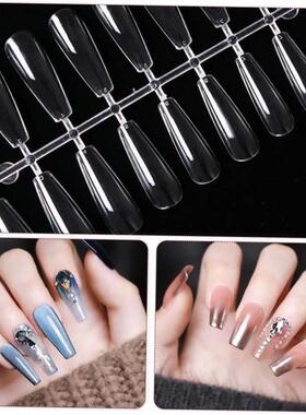 ..240 Pcs Nail Tips Extension System Soft Gel X Fake Nail Sc