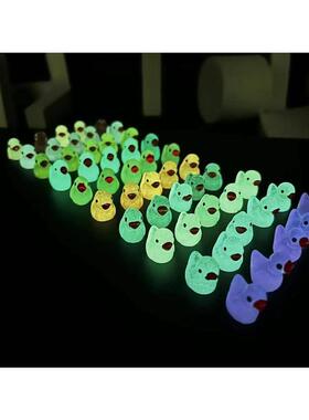 50PCS Luminous Mini Ducks Moss Microlandscape Miniature Duck