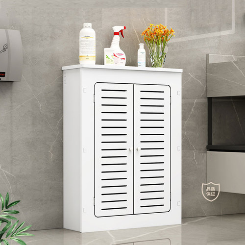 地暖分水器遮挡箱卫生间防水地暖门遮挡罩暖气水表装饰遮挡柜子 - 图0