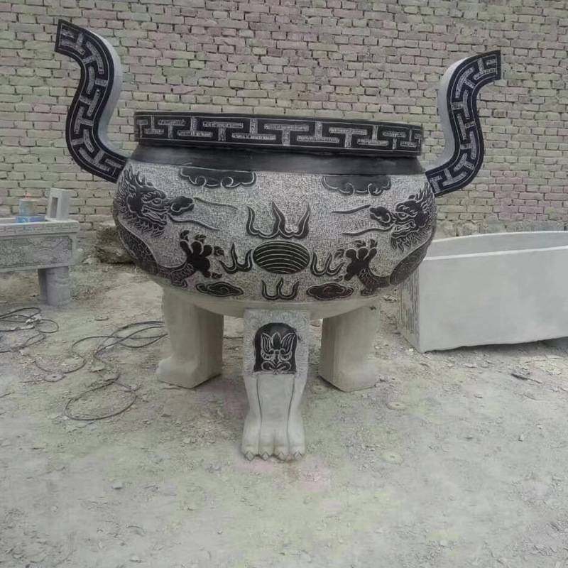 厂家直供石雕香炉仿古青石祠堂寺庙供奉大理石香炉石头雕刻,淘宝优惠券,粉丝福利购,淘宝优惠卷