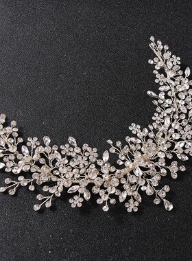 Wedding Hair Vine Bridal Accessories Crystal Pearl Headband