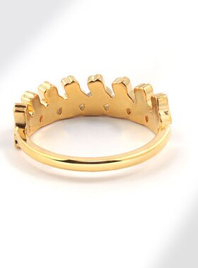 Rabbit Ring Hepburn Style Enamel Ring Fashionable Versatile