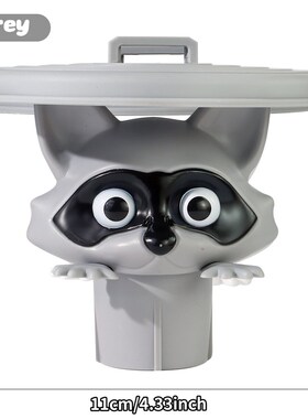 跨境爆品Fun roll holder趣味卷纸架浴室卫生间小浣熊造型纸巾架