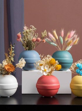 vase decoration living room flower arrangement ceramic flora