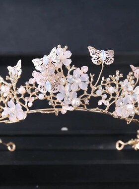 Gold Color Luxury Crystal Wedding Tiaras And Crowns Party Rh