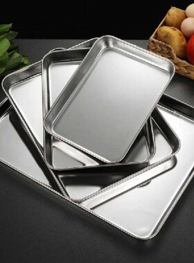 Rectangle Food Storage Trays Stainless Steel BBQ Grid