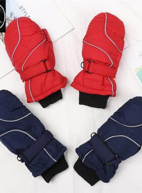 1Pair New Fashion Children Kids Winter Snow Warm Gloves Boys