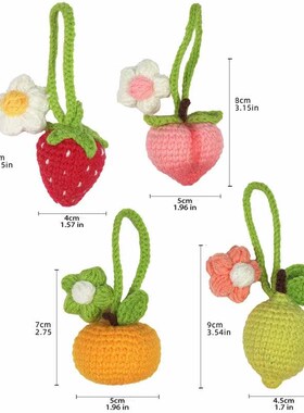 Fenrry Cute Shape Fruit Knitting Crochet Kit for Beginners A