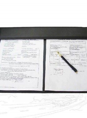 PU Leather A3 Paper File Folder Clipboard Meeting Report
