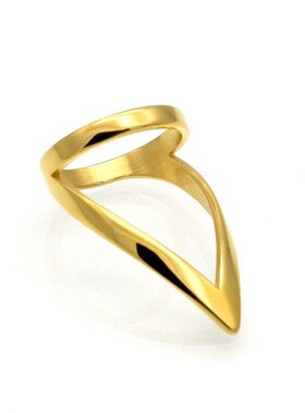 Fashionable Simple Pointed Ring Stylish and Classic Minimali