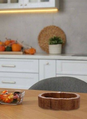 Pumpkin Wooden Bowl Daily Use Food Fruit Decorative Dessert