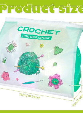4Pcs Crochet Hooks Kit for Beginners Adults DIY Adorable Cac
