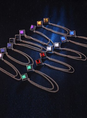 South Korea Fashion Exquisite Geometric Square Collar Access