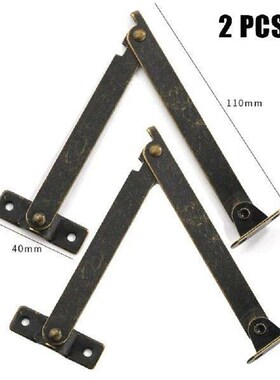 Decorative Antique Bronze Iron hinge, Metal Lid Support