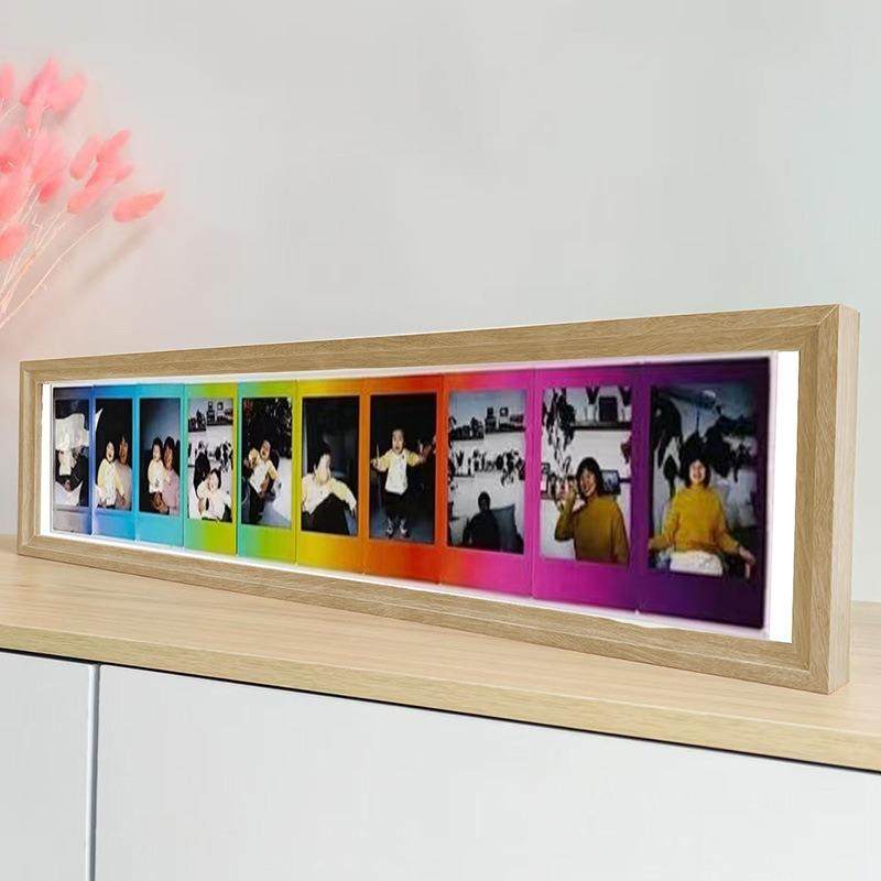 3寸5寸相框mini专用宽幅相框挂墙摆台彩虹框架木色拍立得相纸.,淘宝优惠券,粉丝福利购,淘宝优惠卷