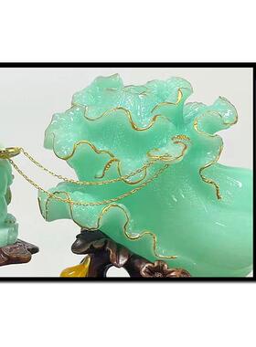 进宝貔貅店玉白菜摆聚福纳财件家居装饰品客厅电视财柜送招铺开业