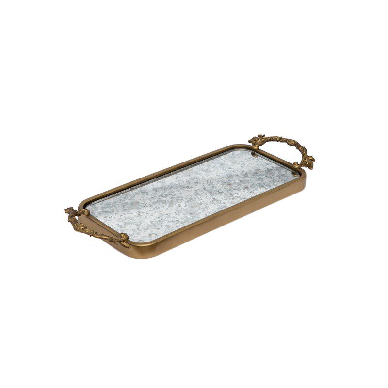 悦澜居复古托盘摆件家用香薰水果客厅茶几装饰托盘咖啡厅中古餐盘,淘宝优惠券,粉丝福利购,淘宝优惠卷