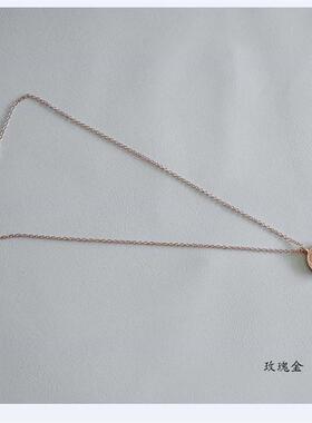 tendy personalized disc screw gem inlaid simple clavicle cha