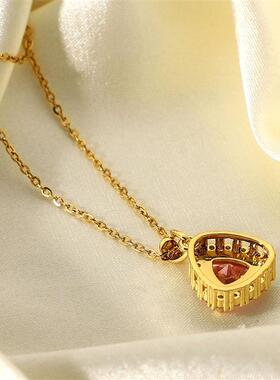 Fashionable 18K Stainless Steel White Micro-Set Zircon Bezel