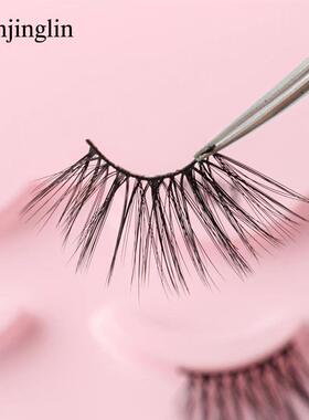 Half+Eye+Lashes+3/5+Pairs+Faux+Mink+Lashes+Reusable+False+Ey