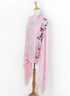 Summer and autumn sunscreen beach towel all-match peach embr